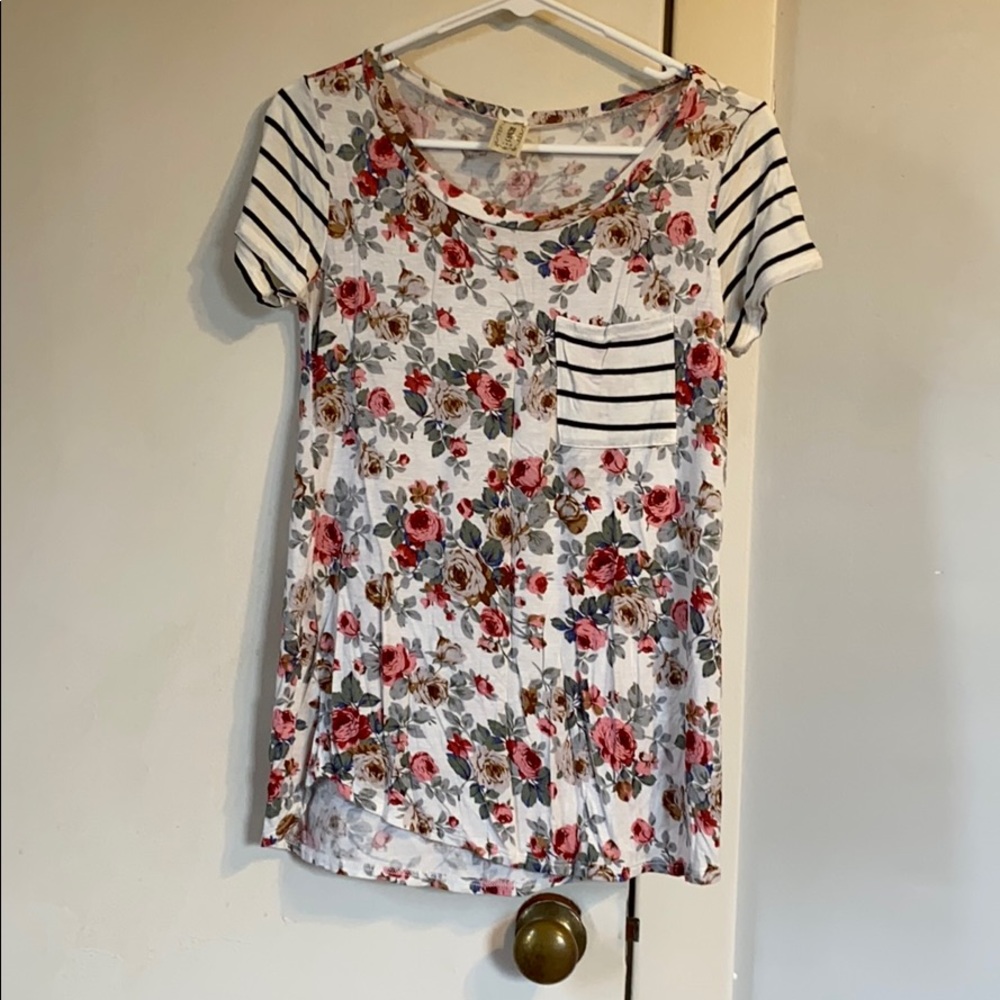 Floral tee